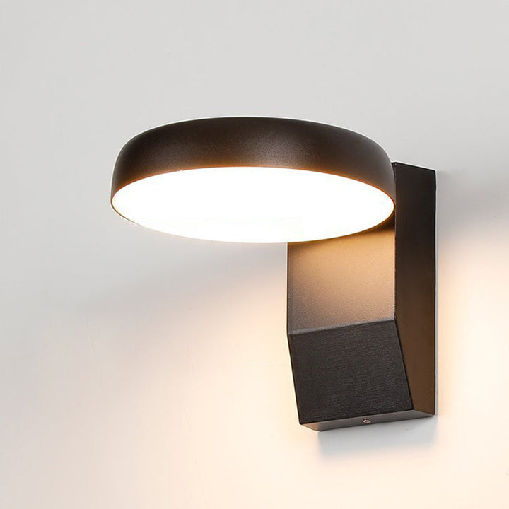 Minimalist Square Aluminum Rotatable LED Wall Sconce
