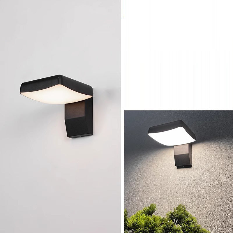 Minimalist Square Aluminum Rotatable LED Wall Sconce