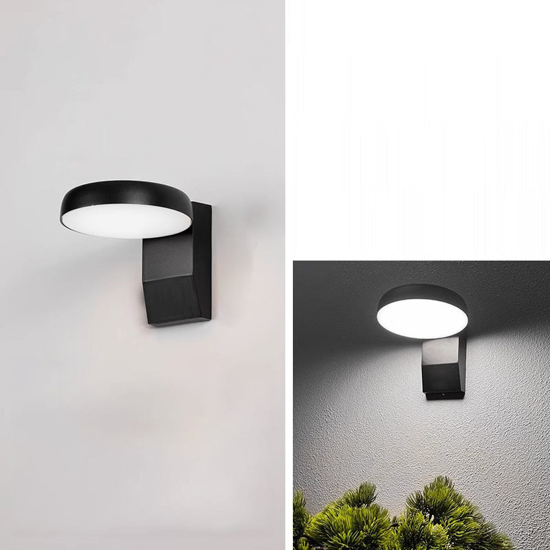 Minimalist Square Aluminum Rotatable LED Wall Sconce