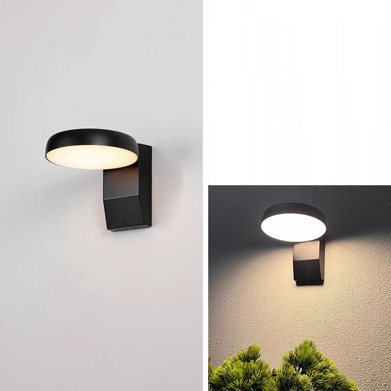 Minimalist Square Aluminum Rotatable LED Wall Sconce
