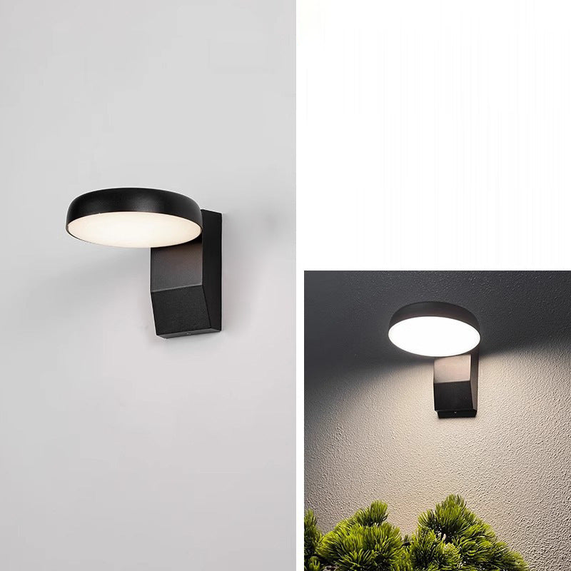 Minimalist Square Aluminum Rotatable LED Wall Sconce