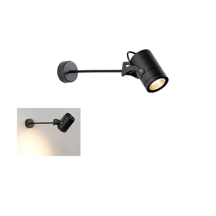 Modern Cylinder Aluminum Adjustable LED Wall Sconce