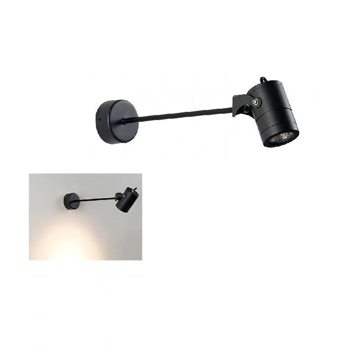Modern Cylinder Aluminum Adjustable LED Wall Sconce
