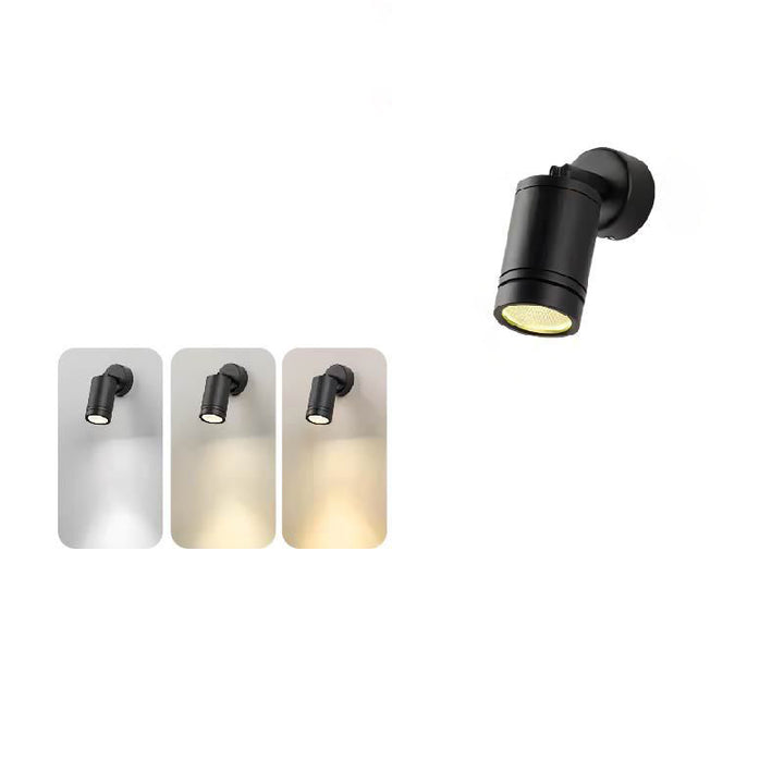 Modern Cylinder Aluminum Adjustable LED Wall Sconce