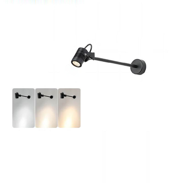 Modern Cylinder Aluminum Adjustable LED Wall Sconce