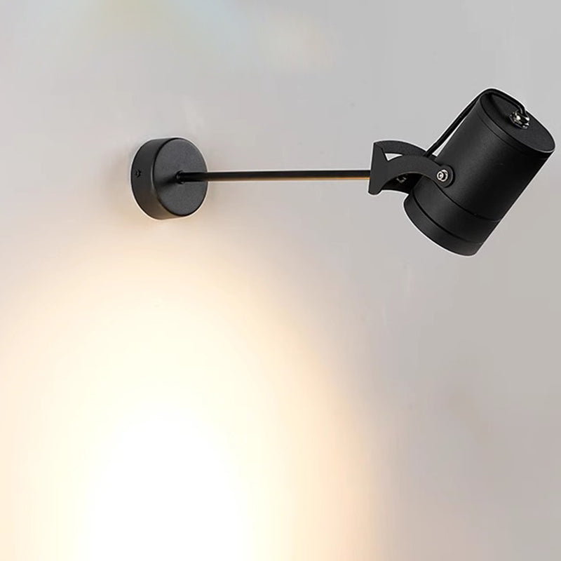 Modern Cylinder Aluminum Adjustable LED Wall Sconce