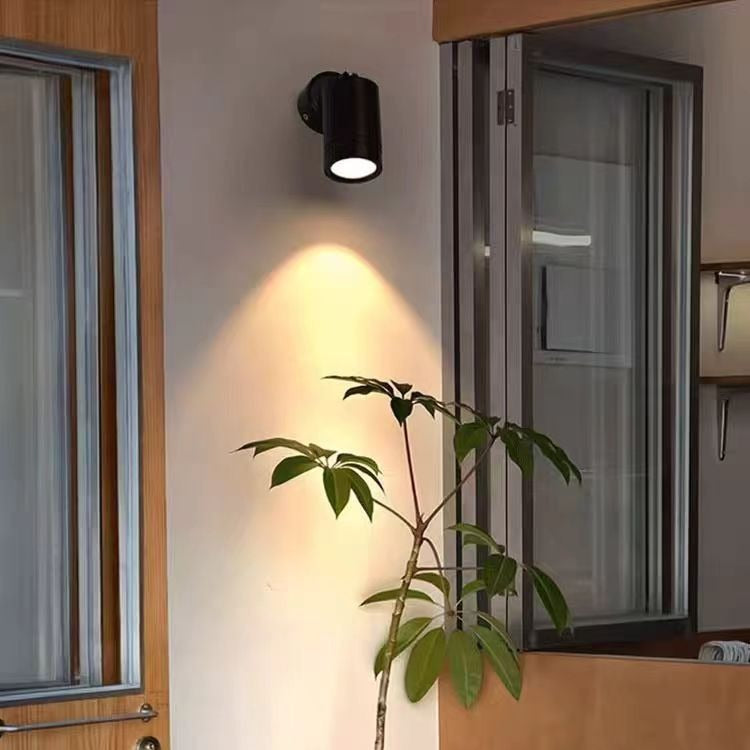 Modern Cylinder Aluminum Adjustable LED Wall Sconce