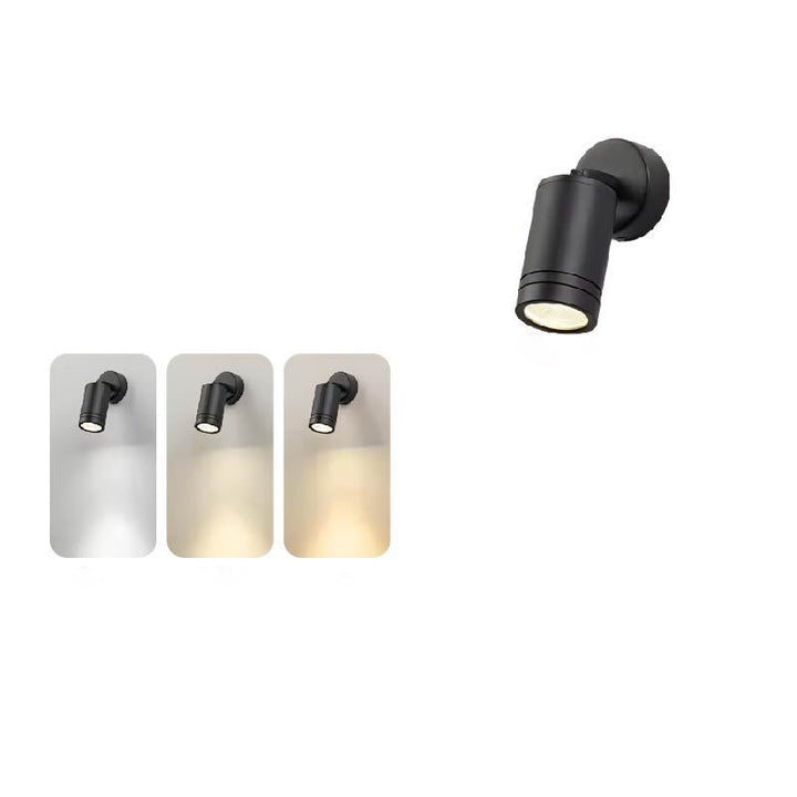 Modern Cylinder Aluminum Adjustable LED Wall Sconce