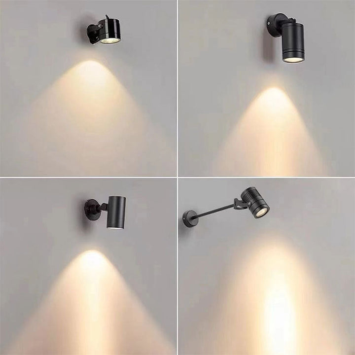 Modern Cylinder Aluminum Adjustable LED Wall Sconce