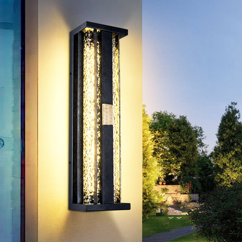 Traditional Rectangular LED Outdoor Wall Light