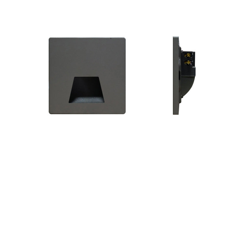 Minimalist Square Aluminum Waterproof LED Wall Sconce