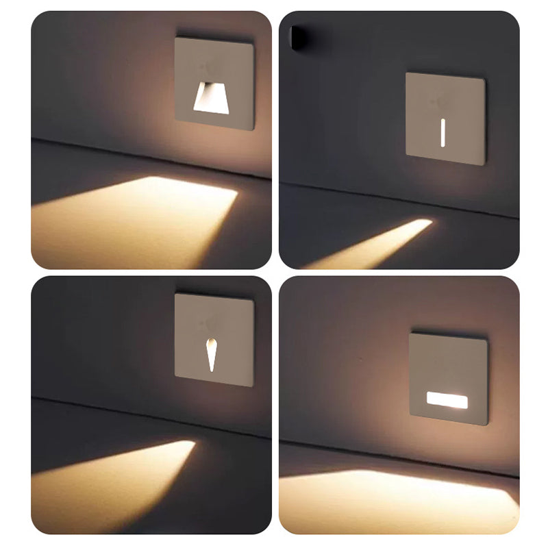 Minimalist Square Aluminum Waterproof LED Wall Sconce