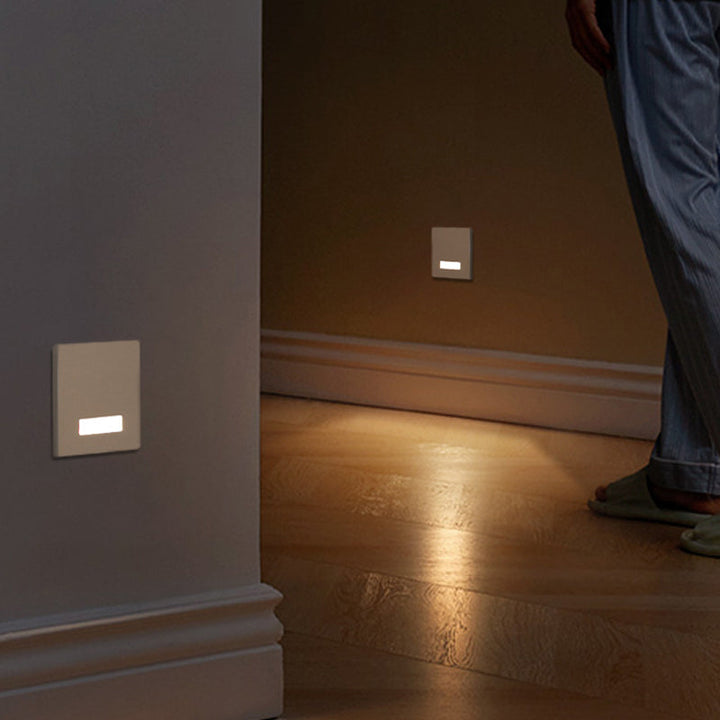 Minimalist Square Aluminum Waterproof LED Wall Sconce