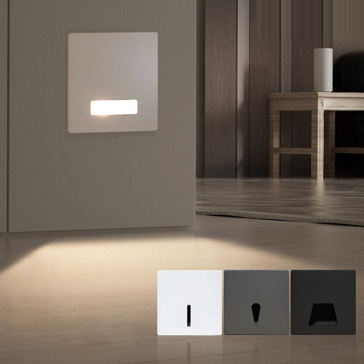 Minimalist Square Aluminum Waterproof LED Wall Sconce