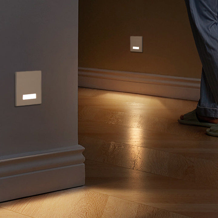 Minimalist Square Aluminum Waterproof LED Wall Sconce