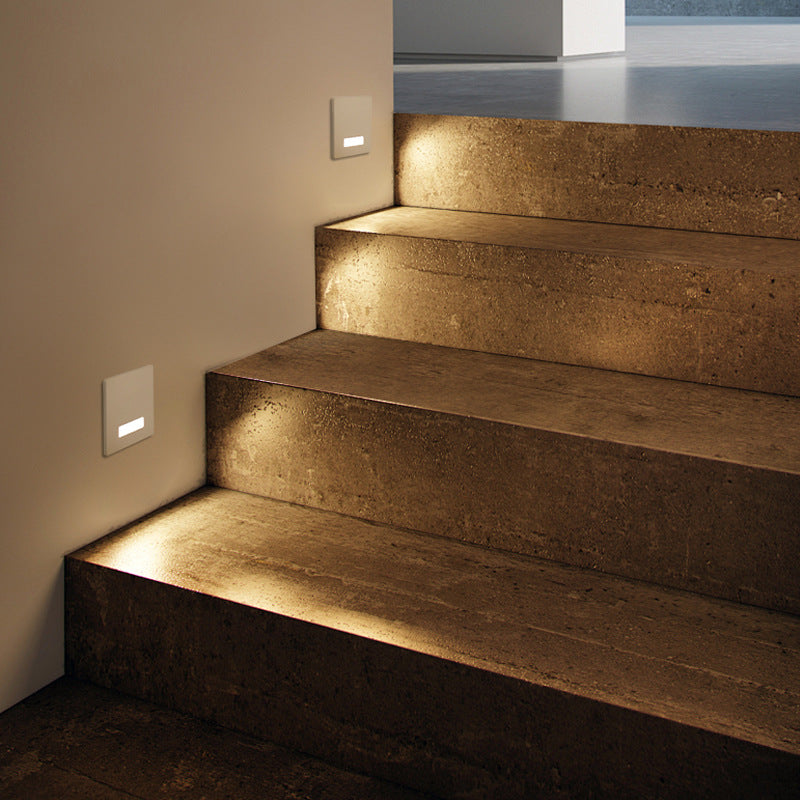 Minimalist Square Aluminum Waterproof LED Wall Sconce