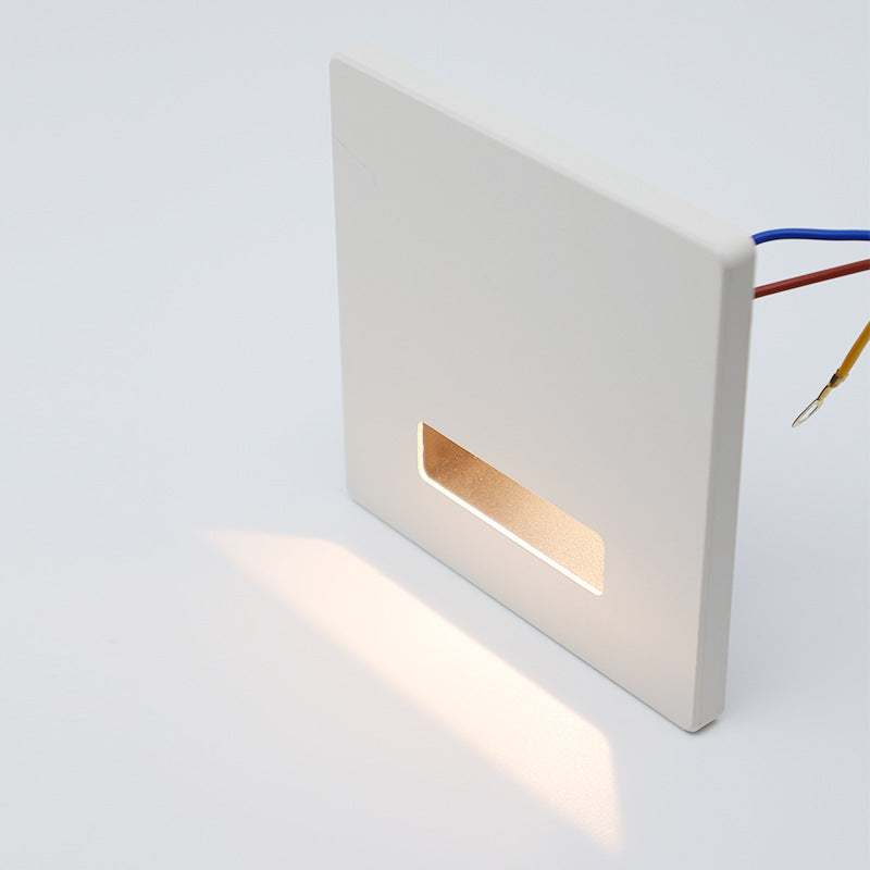 Minimalist Square Aluminum Waterproof LED Wall Sconce