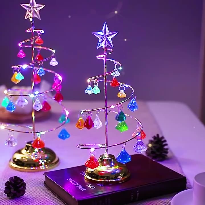Christmas Tree Star LED Table Lamp