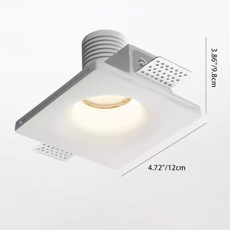 Minimalist Square Flush Mount Ceiling Light
