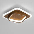 Contemporary Scandinavian Iron Acrylic Round Square LED Flush Mount Ceiling Light For Hallway
