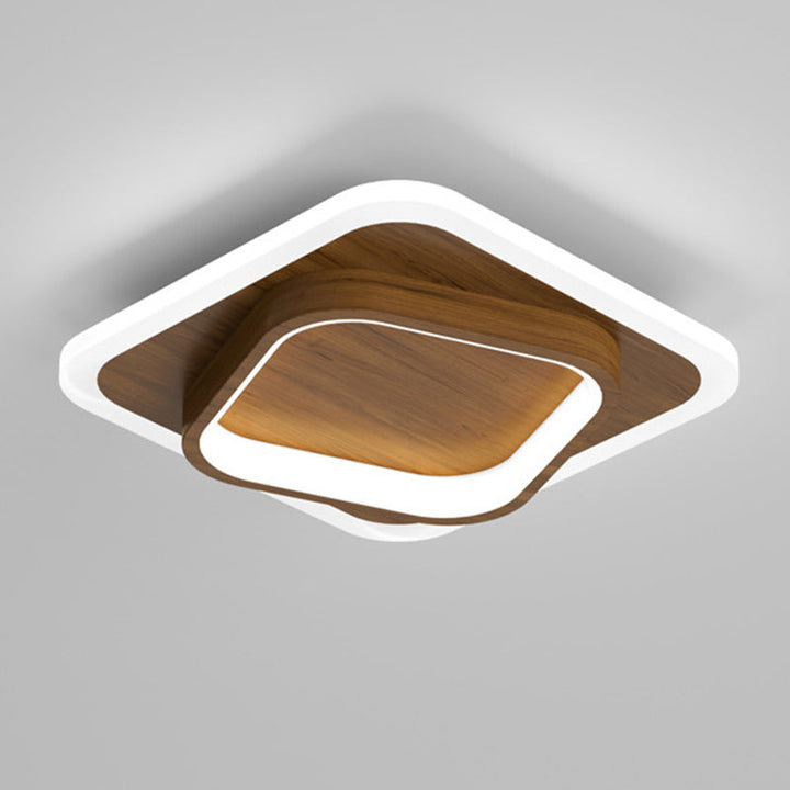 Nordic Square Acrylic LED Flush Mount Ceiling Light