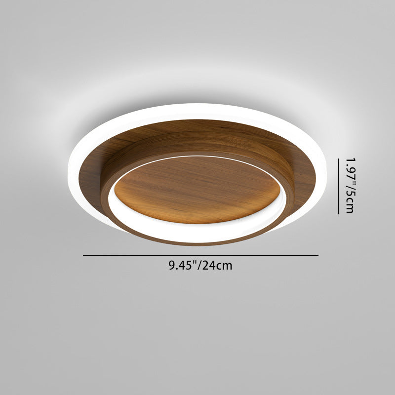 Nordic Square Acrylic LED Flush Mount Ceiling Light