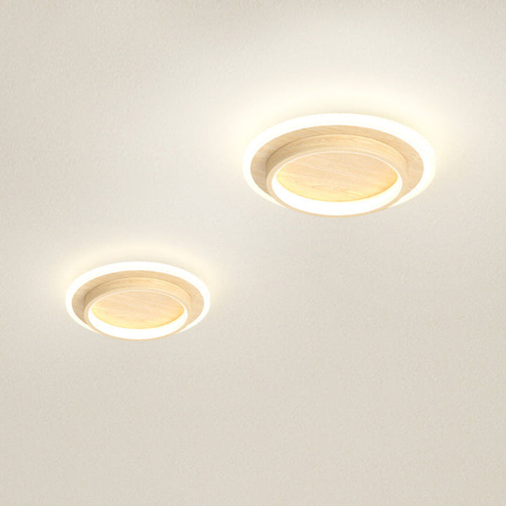 Nordic Square Acrylic LED Flush Mount Ceiling Light