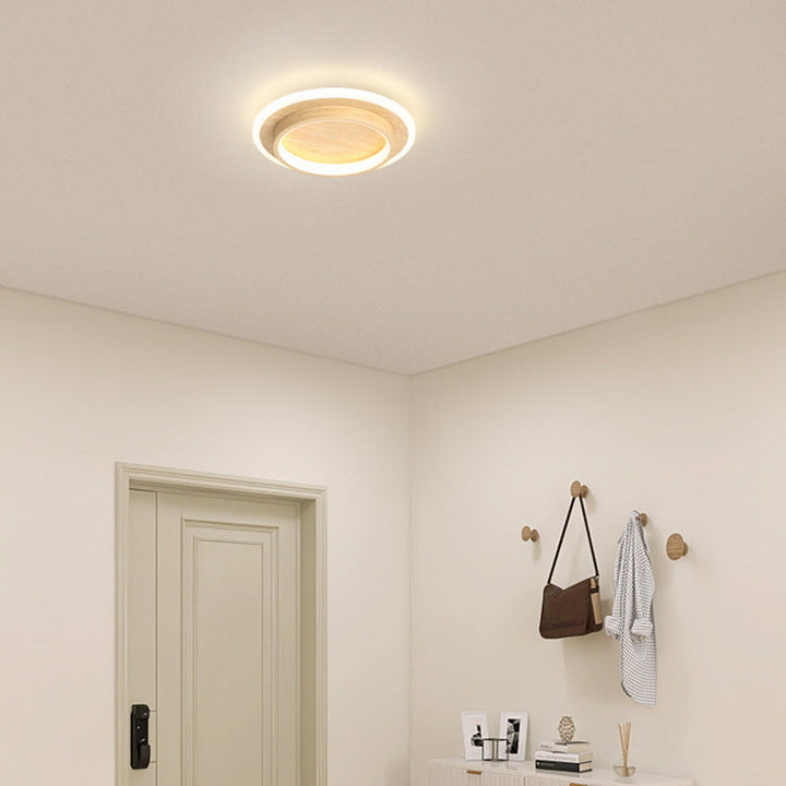 Nordic Square Acrylic LED Flush Mount Ceiling Light