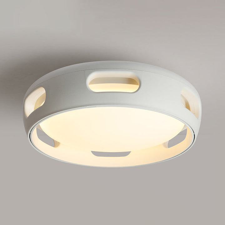 Contemporary Round Acrylic LED Ceiling Fan Light