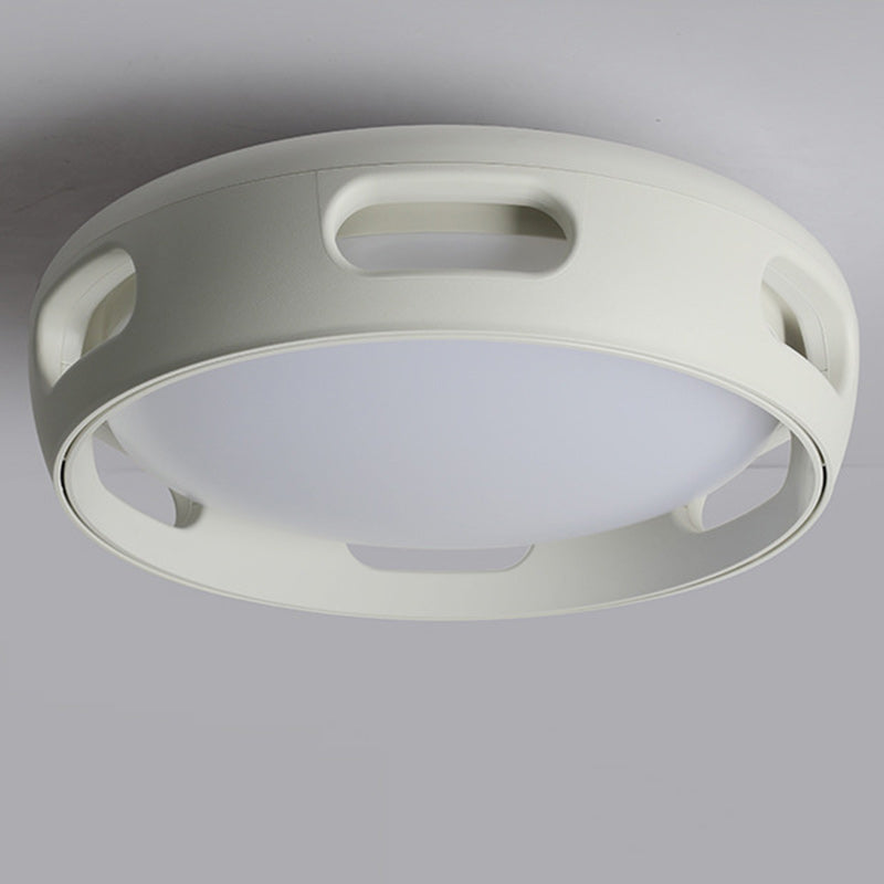 Contemporary Round Acrylic LED Ceiling Fan Light