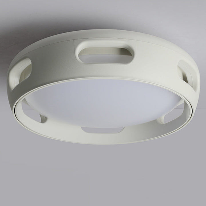 Contemporary Round Acrylic LED Ceiling Fan Light