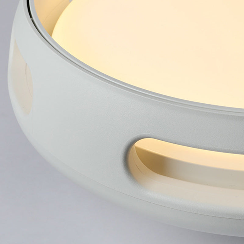 Contemporary Round Acrylic LED Ceiling Fan Light