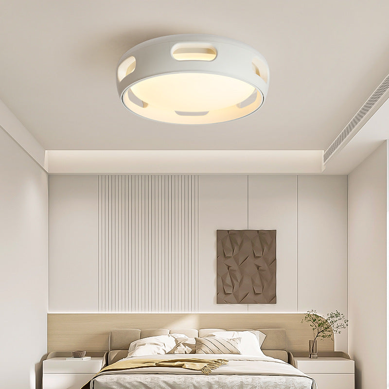 Contemporary Round Acrylic LED Ceiling Fan Light