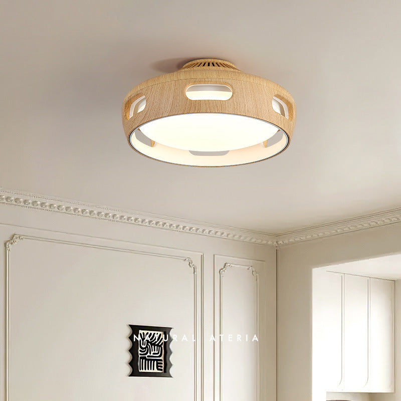 Contemporary Round Acrylic LED Ceiling Fan Light