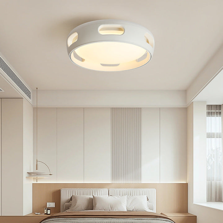 Contemporary Round Acrylic LED Ceiling Fan Light