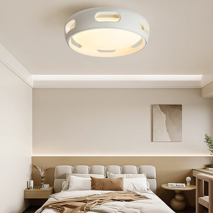 Contemporary Round Acrylic LED Ceiling Fan Light