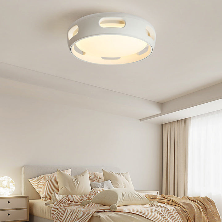 Contemporary Round Acrylic LED Ceiling Fan Light
