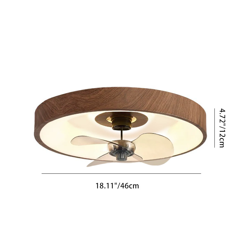 Modern Round Acrylic LED Ceiling Fan Light