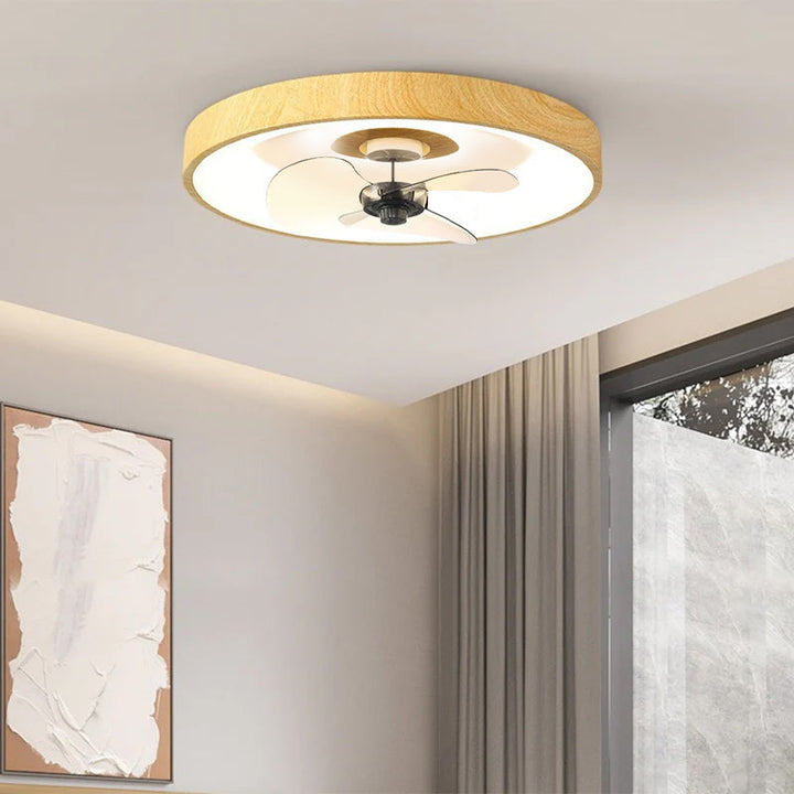 Modern Round Acrylic LED Ceiling Fan Light