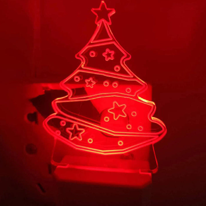 Acrylic Christmas Tree Wall Sconce