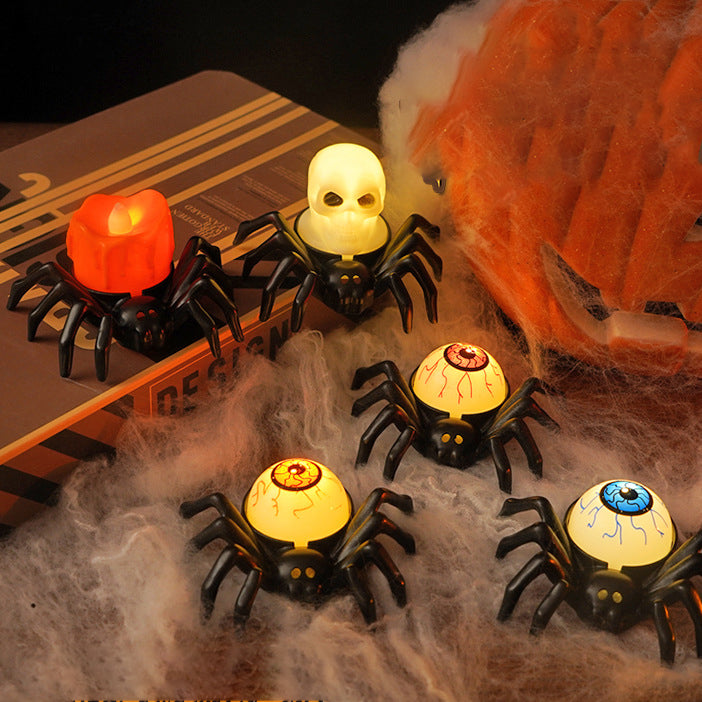 Spider &amp; Skull Eye LED Night Light