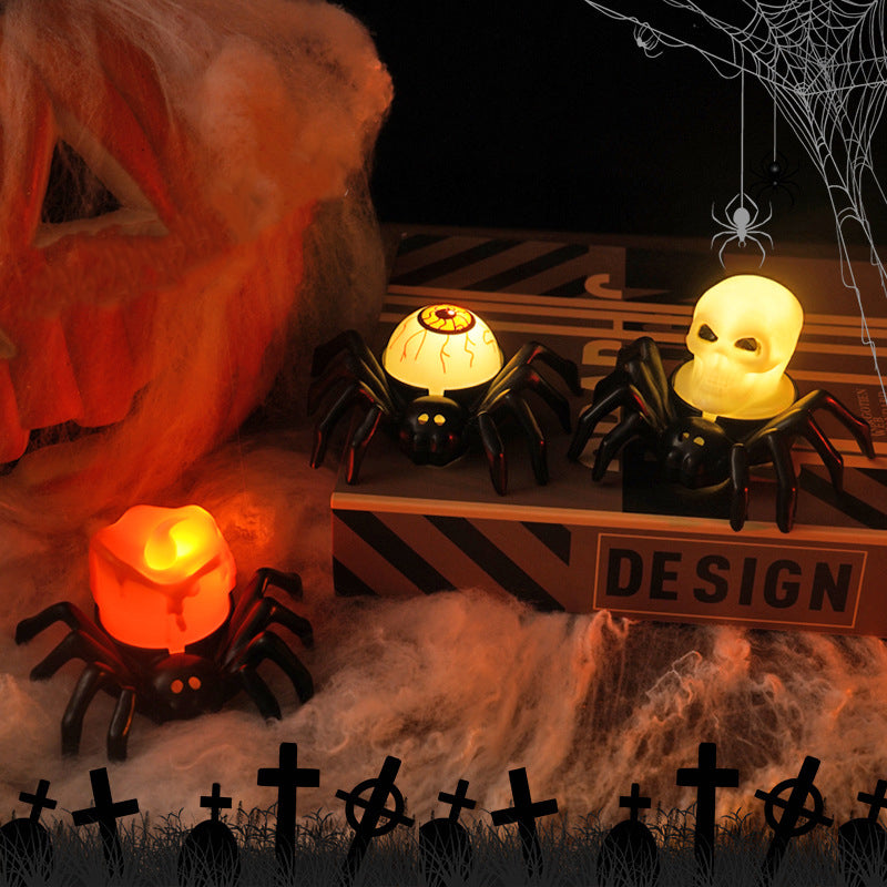 Spider &amp; Skull Eye LED Night Light