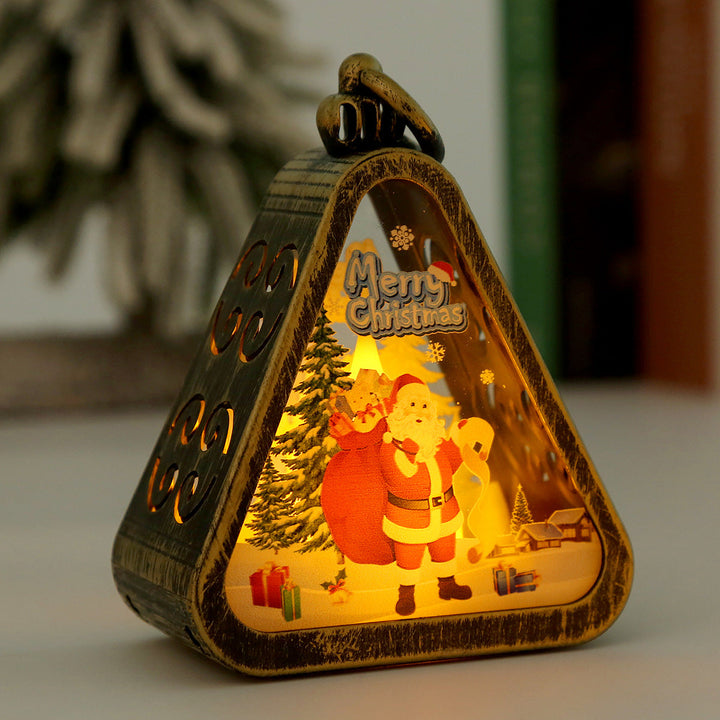 Santa Snowman Deer Tree LED Lamp