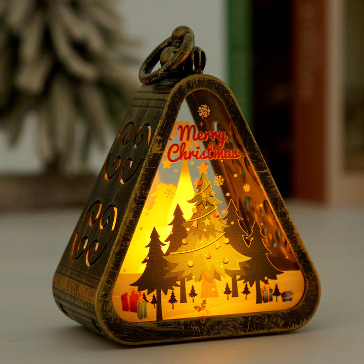 Santa Snowman Deer Tree LED Lamp