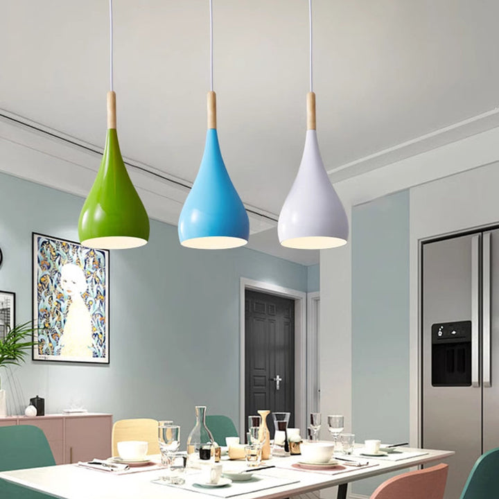 Contemporary Aluminum Pendant Light
