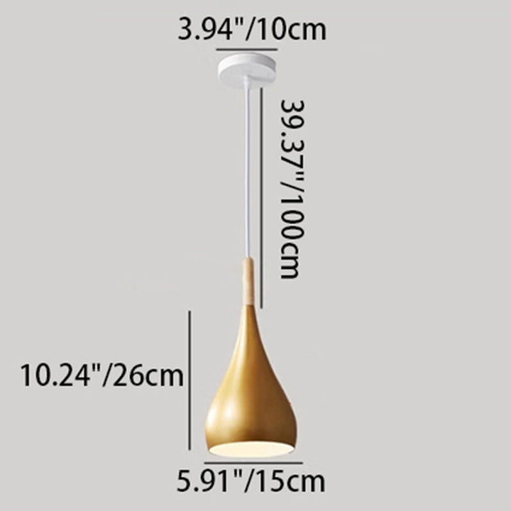 Contemporary Aluminum Pendant Light