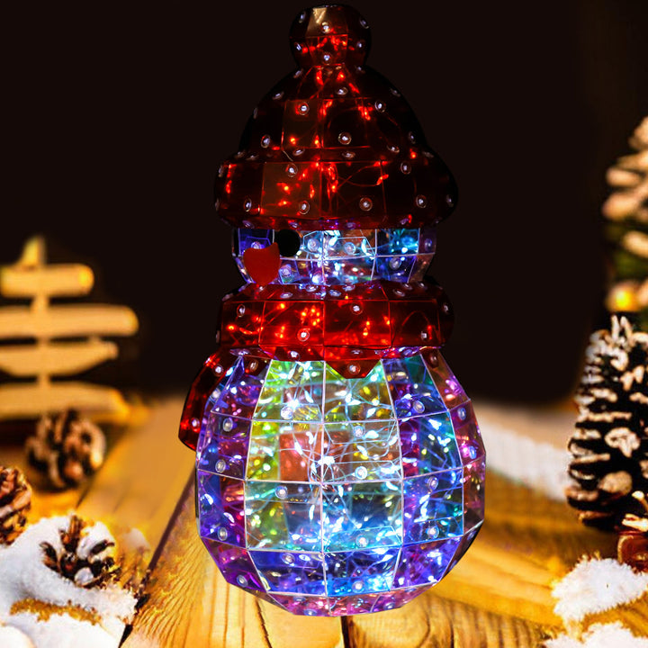 Laser Snowman LED Bedside Table Lamp
