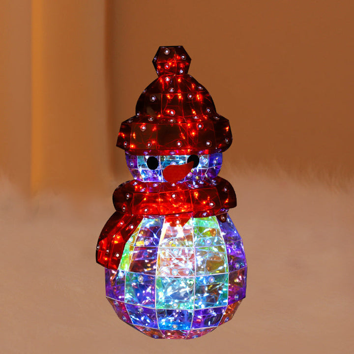 Laser Snowman LED Bedside Table Lamp