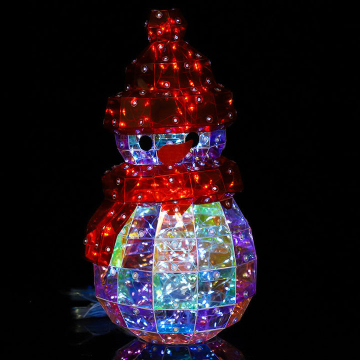Laser Snowman LED Bedside Table Lamp