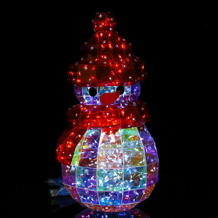 Laser Snowman LED Bedside Table Lamp